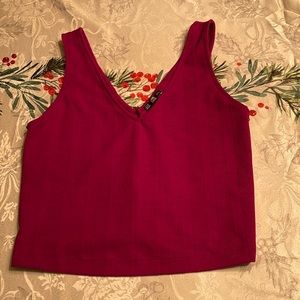 Zara V neck crop top